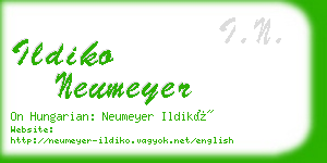 ildiko neumeyer business card